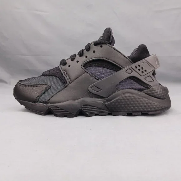 Nike Air Huarache Women's Running Shoes Triple Black DH4439 001 Sizes 6-7 - Picture 6 of 8